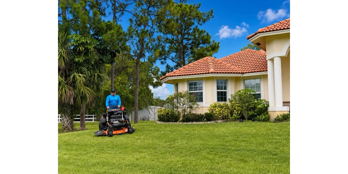 Professional lawn mowing service in Royal Palm Beach FL